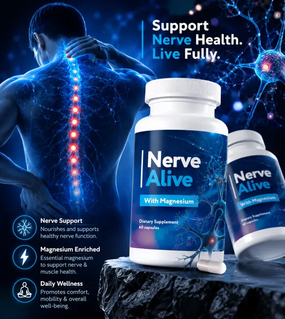 Nerve Alive Nerve Health Support Supplement Bottle